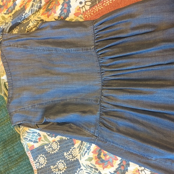 Tommy Hilfiger Sleeveless Chambray Dress Size 12 - Picture 6 of 8